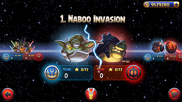 愤怒的小鸟星球大战2 2026无限金币版手游app截图