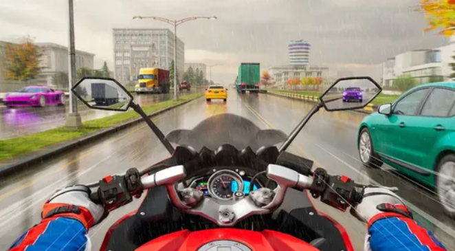 无尽摩托车竞速手游app截图