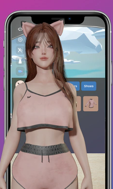 虚拟女友 汉化版手游app截图