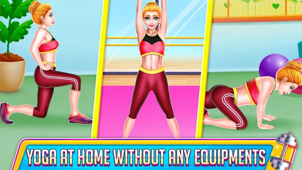 瑜伽健身锻炼 免广告版手游app截图