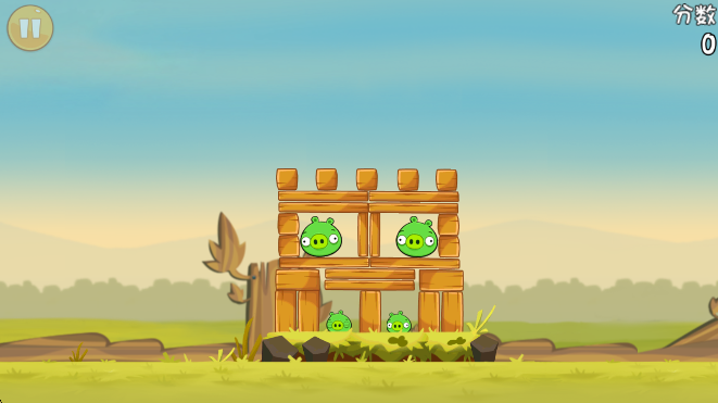 愤怒的小鸟经典版 手机原版手游app截图