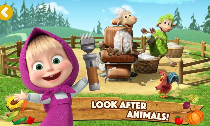 玛莎和熊：农场手游app截图