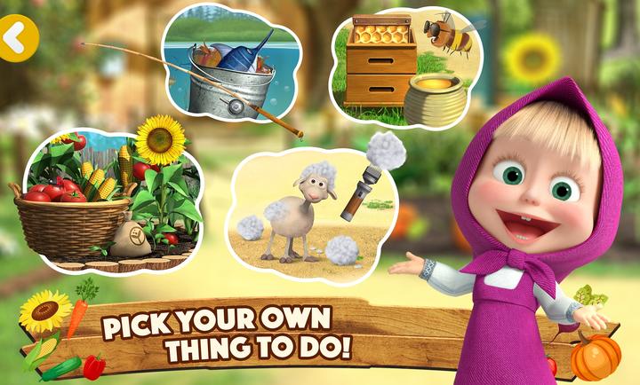 玛莎和熊：农场手游app截图