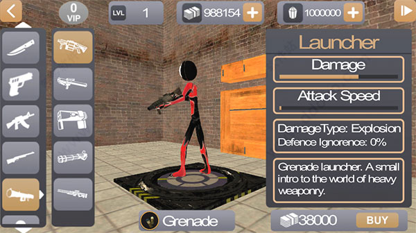 火柴人绳索英雄2 内置作弊菜单手游app截图