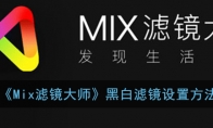 mix怎么设置黑白效果_mix滤镜大师黑白滤镜设置方法_1ZP下载