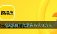 摸摸鱼怎么取消实名认证_解除实名认证方法_1ZP下载