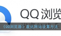 qq浏览器怎么设置直达入口_1ZP下载