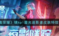 王者荣耀镜kpl匿光追影者皮肤特效一览