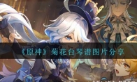 《原神》攻略——菊花台琴谱图片