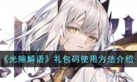《光隙解语》攻略——礼包码使用方法解析