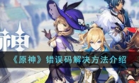 《原神》攻略——错误码解决方法解析