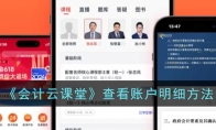 《会计云课堂》攻略——查看账户明细方法