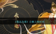 《我自为道》攻略——公测上线时间