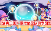 《洛克王国》攻略——帽兜猪星技能表图鉴