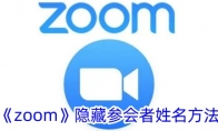 《zoom》攻略——隐藏参会者姓名方法