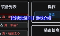 《战魂觉醒OL》攻略——游戏介绍