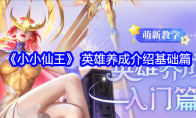 《小小仙王》攻略—— 英雄养成介绍基础篇