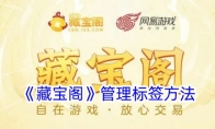 《藏宝阁》攻略——管理标签方法