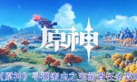 《原神》攻略——寻溯蜜虫之宝前置
