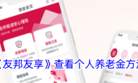《友邦友享》攻略——查看个人养老金方法