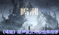 《鸣潮》攻略——椿声骸及词条选择推荐
