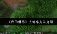 《我的世界》攻略——去地牢方法介绍