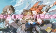 《鸣潮》攻略——相里要云闪和朔雷选择推荐