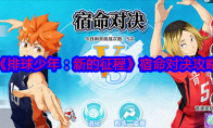 《排球少年：新的征程》攻略——宿命对决攻略
