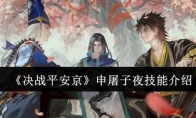 《决战平安京》攻略——申屠子夜技能介绍