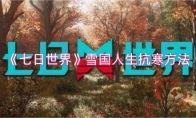 《七日世界》攻略——雪国人生抗寒方法