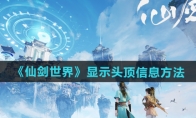 《仙剑世界》攻略——显示头顶信息方法