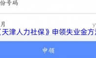 《天津人力社保》攻略——申领失业金方法