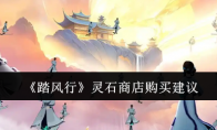 《踏风行》攻略——灵石商店购买建议