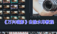 《万兴喵影》攻略——去除水印教程