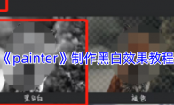 《painter》攻略——制作黑白效果教程