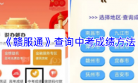 《赣服通》攻略——查询中考成绩方法