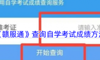 《赣服通》攻略——查询自学考试成绩方法