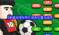《新星足球世界》攻略——球员位置与战术