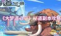 《大梦道心录》攻略——秘道副本攻略