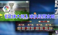 《足球大师》攻略——球队经营攻略