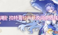 《鸣潮》攻略——坎特蕾拉声骸及词条选择推荐
