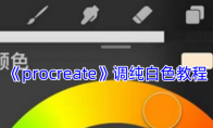 《procreate》攻略——调纯白色教程