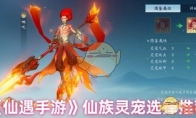 《仙遇手游》攻略——仙族灵宠选择推荐