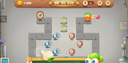 《保卫萝卜3》工厂第1关通关攻略