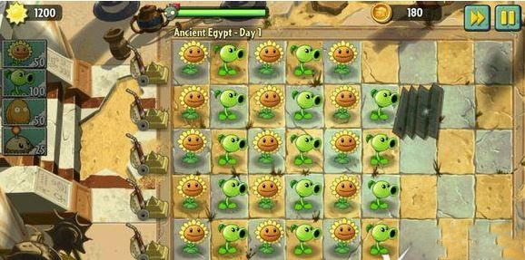 《植物大战僵尸2》古埃及第一关攻略