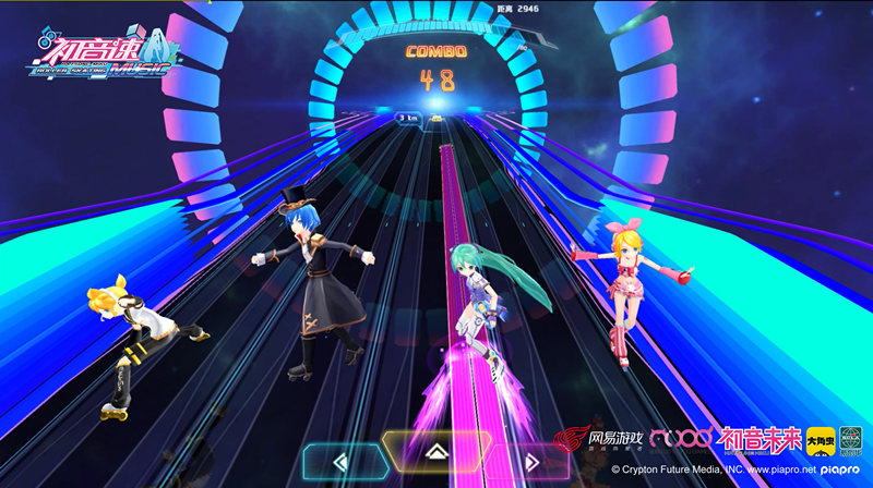 初音未来正版音乐竞速手游《初音速》萌新首测今日开启
