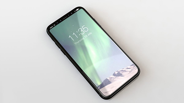 iPhone8最新渲染图：左右边框略厚