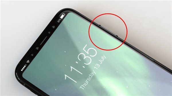 iPhone8最新渲染图：左右边框略厚