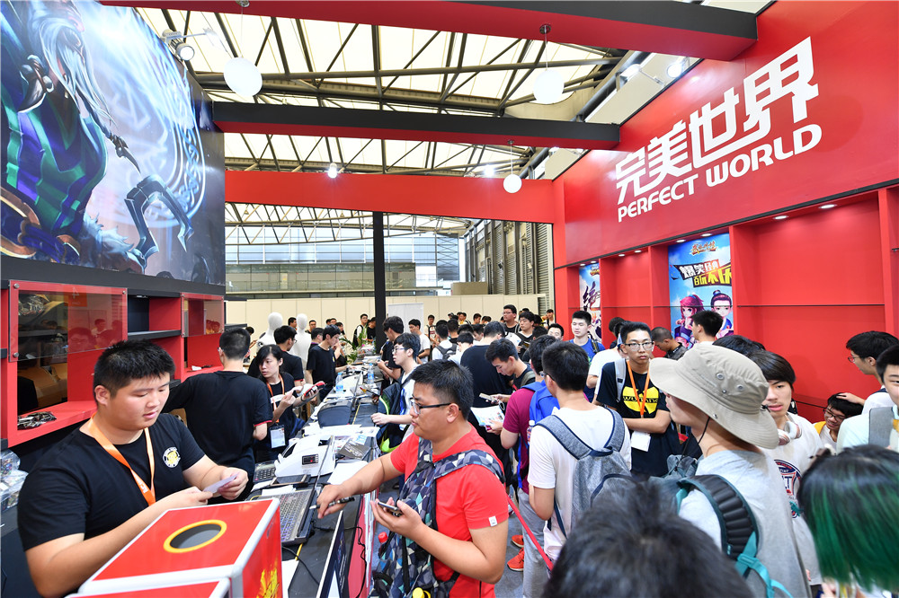 2017年CJ盛大开幕，完美世界展台精彩掠影