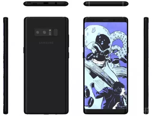 三星Note8疑似样张曝光：功能超前 效果惊艳